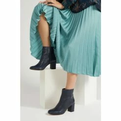 Jones Bootmaker Womens Neptune Leather Heeled Ladies Ankle Boots