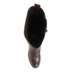 Jones Bootmaker Womens Brown Capree Leather Knee High Boots -Jones Bootmaker shop unnamed file 1099