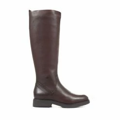Jones Bootmaker Womens Brown Capree Leather Knee High Boots -Jones Bootmaker shop unnamed file 1101