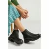 Jones Bootmaker Black Trieste Chunky Ladies Leather Chelsea Boots