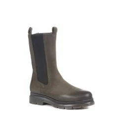 Jones Bootmaker Womens Dalida Leather Chelsea Boots Green -Jones Bootmaker shop unnamed file 1131