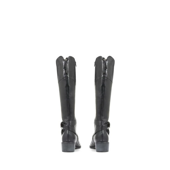 Jones Bootmaker Ladies Long Smart Black Boots 5 Jones Bootmaker Ladies Long Smart Black Boots - Image 3