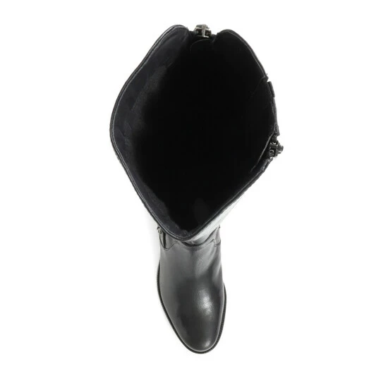 Jones Bootmaker Ladies Long Smart Black Boots 6 Jones Bootmaker Ladies Long Smart Black Boots - Image 4