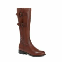 Jones Bootmaker Brown Knee High Ladies Leather Boots -Jones Bootmaker shop unnamed file 1155