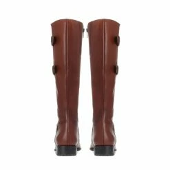 Jones Bootmaker Brown Knee High Ladies Leather Boots -Jones Bootmaker shop unnamed file 1156