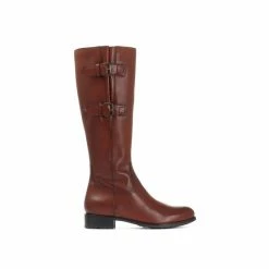 Jones Bootmaker Brown Knee High Ladies Leather Boots -Jones Bootmaker shop unnamed file 1159