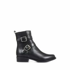 Jones Bootmaker shop 16 Jones Bootmaker Womens Camelia Leather Buckle Boots Black
