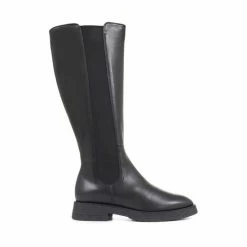 Jones Bootmaker Womens Black Darline Leather Knee High Boots -Jones Bootmaker shop unnamed file 1212