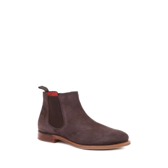 Jones Bootmaker Brown Primrose Goodyear Welted Suede Ladies Chelsea Boots 6 Jones Bootmaker Brown Primrose Goodyear Welted Suede Ladies Chelsea Boots - Image 4