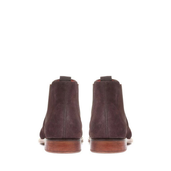 Jones Bootmaker Brown Primrose Goodyear Welted Suede Ladies Chelsea Boots 7 Jones Bootmaker Brown Primrose Goodyear Welted Suede Ladies Chelsea Boots - Image 5