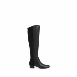 Jones Bootmaker Black Brescia Leather Ladies Knee Boots