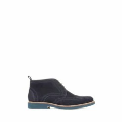 Jones Bootmaker Blue Davies Suede Chukka Boots