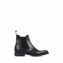 Loake By Jones Bootmaker Colorado Goodyear Welted Chelsea Boots Black