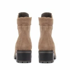 Jones Bootmaker Women's Brown Laili Zip Front Ankle Boots -Jones Bootmaker shop unnamed file 1358