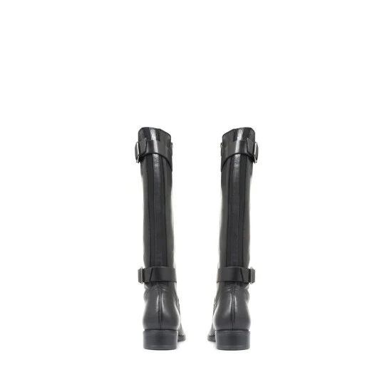 Jones Bootmaker Carrara Wide Calf Fit Leather Black Boots 7 Jones Bootmaker Carrara Wide Calf Fit Leather Black Boots - Image 5