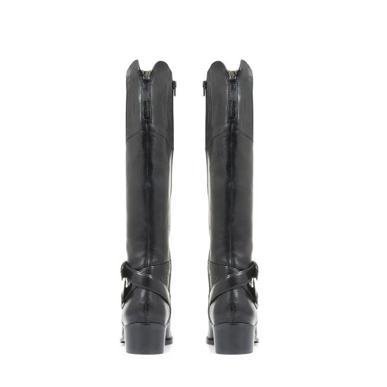 Jones Bootmaker Phoebe Leather Knee High Black Boots 5 Jones Bootmaker Phoebe Leather Knee High Black Boots - Image 3