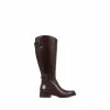 Jones Bootmaker Medium Carrara Leather Brown Knee Boots -Jones Bootmaker shop unnamed file 1507