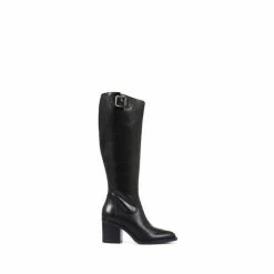 Jones Bootmaker Cesena Medium Leather Black Knee Boots -Jones Bootmaker shop unnamed file 1518