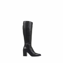 Jones Bootmaker Cagliari Slim Knee High Black Boots