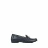 Jones Bootmaker Blue 24-7 Gabriela Leather Wide Fit Loafers