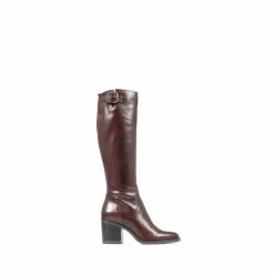 Jones Bootmaker Cesena Brown Extra Slim Leather Knee Boots