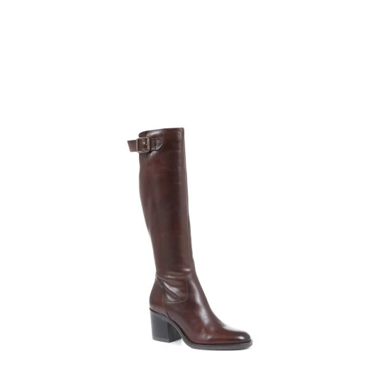 Jones Bootmaker Cesena Brown Extra Slim Leather Knee Boots 4 Jones Bootmaker Cesena Brown Extra Slim Leather Knee Boots - Image 2