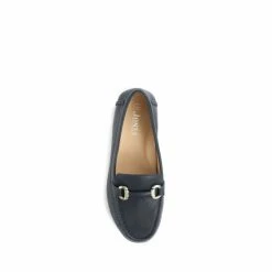 Jones Bootmaker Blue 24-7 Gabriela Leather Wide Fit Loafers -Jones Bootmaker shop unnamed file 159
