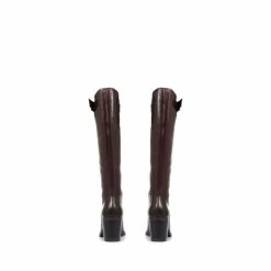 Jones Bootmaker Cesena Brown Wide Leather Knee Boots -Jones Bootmaker shop unnamed file 1610