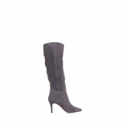 Jones Bootmaker Grey Luz Stiletto Knee High Boots