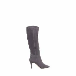 Jones Bootmaker Grey Luz Stiletto Knee High Boots -Jones Bootmaker shop unnamed file 1649
