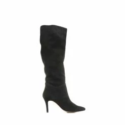 Jones Bootmaker Luz Stiletto Knee High Black Boots
