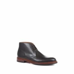 Jones Bootmaker Acton SuperFlex Goodyear Welt Black Chukka Boots