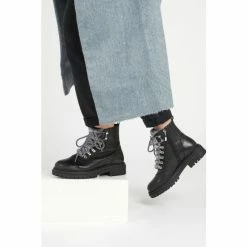 Jones Bootmaker Susanna Leather Black Hiker Boots -Jones Bootmaker shop unnamed file 1752