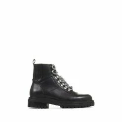 Jones Bootmaker Susanna Leather Black Hiker Boots -Jones Bootmaker shop unnamed file 1753