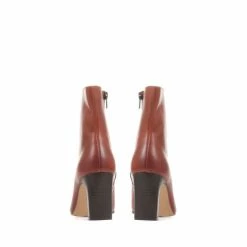 Jones Bootmaker Letty Brown Heeled Leather Ankle Boots -Jones Bootmaker shop unnamed file 1813