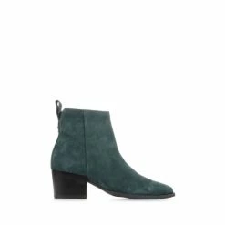 Jones Bootmaker Green Caileigh Suede Western Boots