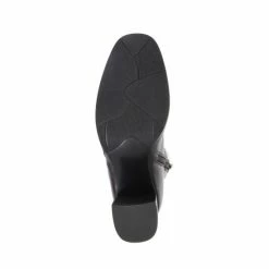 Jones Bootmaker Sylvana Block Heel Ankle Black Boots -Jones Bootmaker shop unnamed file 1846