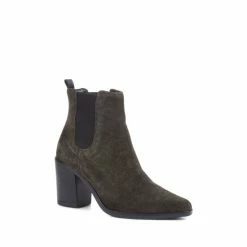 Jones Bootmaker Green Clair Heeled Chelsea Boots -Jones Bootmaker shop unnamed file 1867