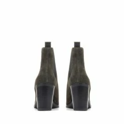 Jones Bootmaker Green Clair Heeled Chelsea Boots -Jones Bootmaker shop unnamed file 1868