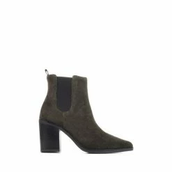 Jones Bootmaker Green Clair Heeled Chelsea Boots -Jones Bootmaker shop unnamed file 1871