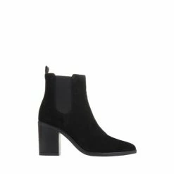 Jones Bootmaker Clair Black Heeled Chelsea Boots