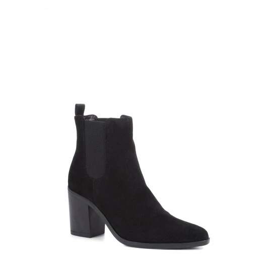 Jones Bootmaker Clair Black Heeled Chelsea Boots 4 Jones Bootmaker Clair Black Heeled Chelsea Boots - Image 2