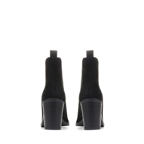 Jones Bootmaker Clair Black Heeled Chelsea Boots 6 Jones Bootmaker Clair Black Heeled Chelsea Boots - Image 4