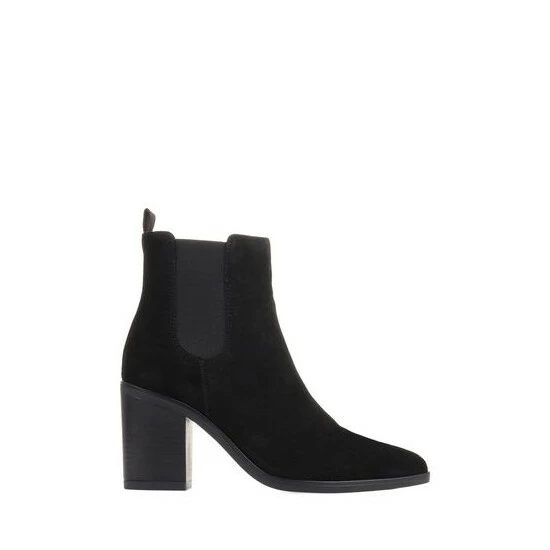 Jones Bootmaker Clair Black Heeled Chelsea Boots 8 Jones Bootmaker Clair Black Heeled Chelsea Boots - Image 6