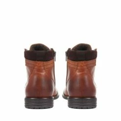 Jones Bootmaker Mens Brown Docklands Leather Lace-Up Boots -Jones Bootmaker shop unnamed file 1892