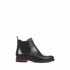 Jones Bootmaker Women's Black Carlotta Leather Chelsea Boots