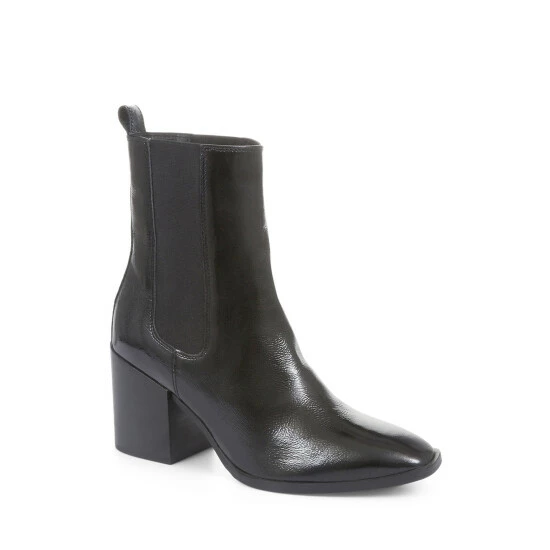 Jones Bootmaker Womens Black Clelia Block Heel Chelsea Boots 3 Jones Bootmaker Womens Black Clelia Block Heel Chelsea Boots - Image 2