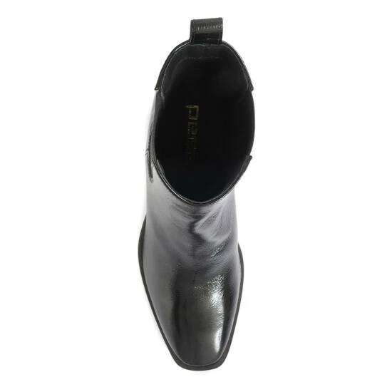 Jones Bootmaker Womens Black Clelia Block Heel Chelsea Boots 5 Jones Bootmaker Womens Black Clelia Block Heel Chelsea Boots - Image 4