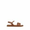 Jones Bootmaker Gratia Brown Leather Flatform Sandals -Jones Bootmaker shop unnamed file 1972