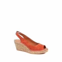 Jones Bootmaker Orange Rosanna Slingback Wedges -Jones Bootmaker shop unnamed file 2010